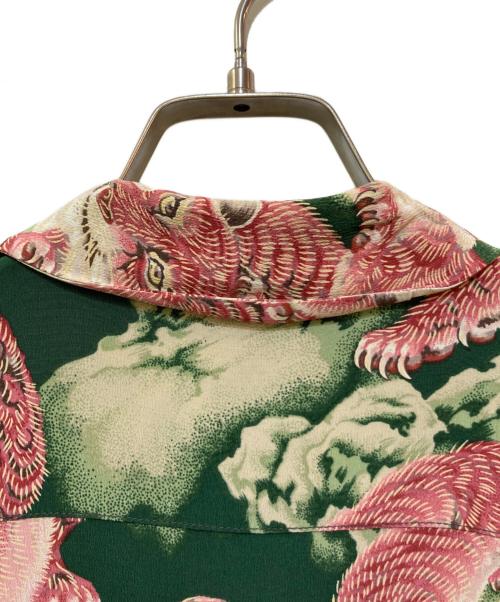 Sun Surf（サンサーフ）Sun Surf (サンサーフ) 百虎アロハシャツ　M32111 グリーン サイズ:Mの古着・服飾アイテム