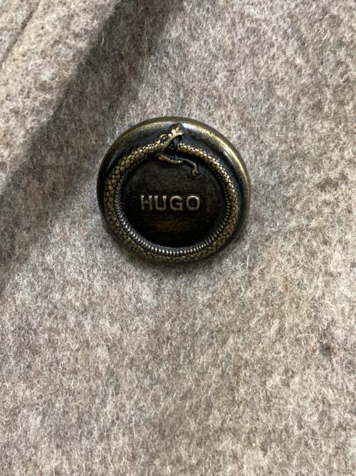 HUGO BOSS（ヒューゴ ボス）HUGO BOSS (ヒューゴ ボス) ウールダブルコート ブラウン サイズ:46の古着・服飾アイテム