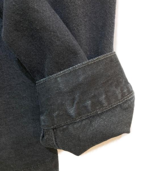 RHC Ron Herman（アールエイチシー ロンハーマン）RHC Ron Herman (アールエイチシー ロンハーマン) JERROD PAHL (ジェロッド ポール) Denim Shirt Jacket ブラック サイズ:Lの古着・服飾アイテム