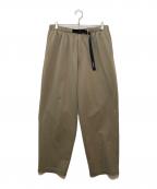 DESCENDANTディセンダント）の古着「CLASP WEBBING TROUSERS」｜ベージュ