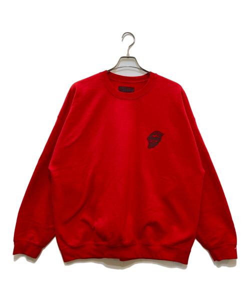 Ron Herman（ロンハーマン）Ron Herman (ロンハーマン) Tudor Surfboards Graphic Sweat レッド サイズ:XLの古着・服飾アイテム