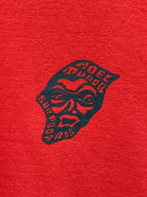 Ron Herman（ロンハーマン）Ron Herman (ロンハーマン) Tudor Surfboards Graphic Sweat レッド サイズ:XLの古着・服飾アイテム