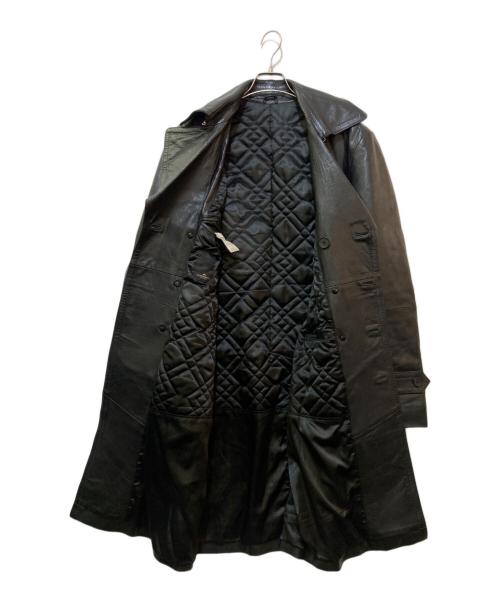 J. LINDEBERG（ジェイリンドバーグ）J. LINDEBERG (ジェイリンドバーグ) レザーコート ブラック サイズ:50の古着・服飾アイテム