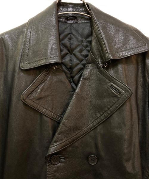 J. LINDEBERG（ジェイリンドバーグ）J. LINDEBERG (ジェイリンドバーグ) レザーコート ブラック サイズ:50の古着・服飾アイテム