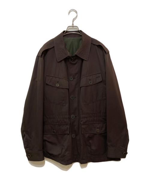 LOUIS VUITTON（ルイ ヴィトン）LOUIS VUITTON (ルイ ヴィトン) ステンカラーコート　MHBS10CG9 ブラウン サイズ:50の古着・服飾アイテム