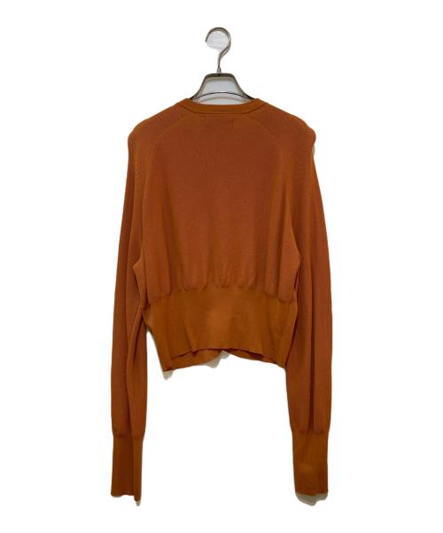 FRED PERRY（フレッドペリー）FRED PERRY (フレッドペリー) 別注ショートニットカーディガン　FZ7233 オレンジ サイズ:EUR38の古着・服飾アイテム