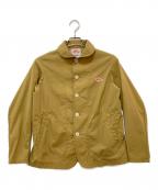DANTON×BEAMSダントン×ビームス）の古着「DOWNPROOF丸衿ブルゾン」｜ベージュ
