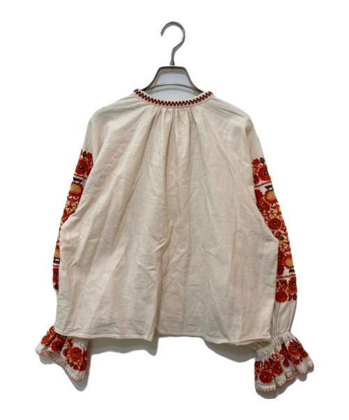 freada（フリーダ）freada (フリーダ) コットン刺繍ブラウス アイボリー サイズ:FREEの古着・服飾アイテム
