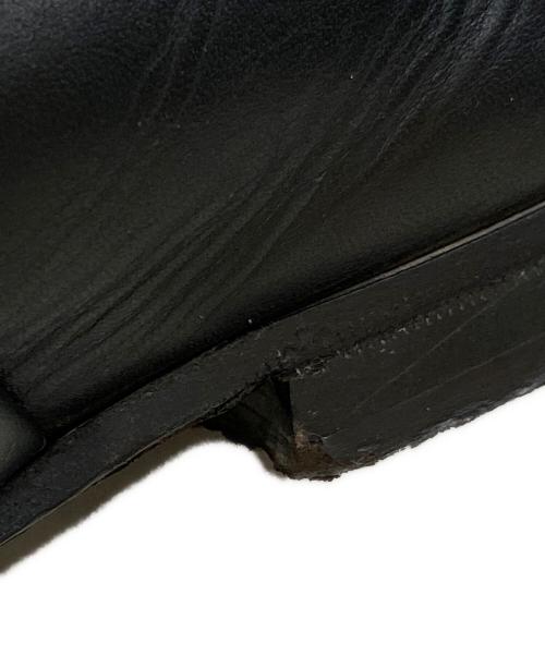 GUCCI（グッチ）GUCCI (グッチ) レザーローファー　121471 ブラック サイズ:42の古着・服飾アイテム