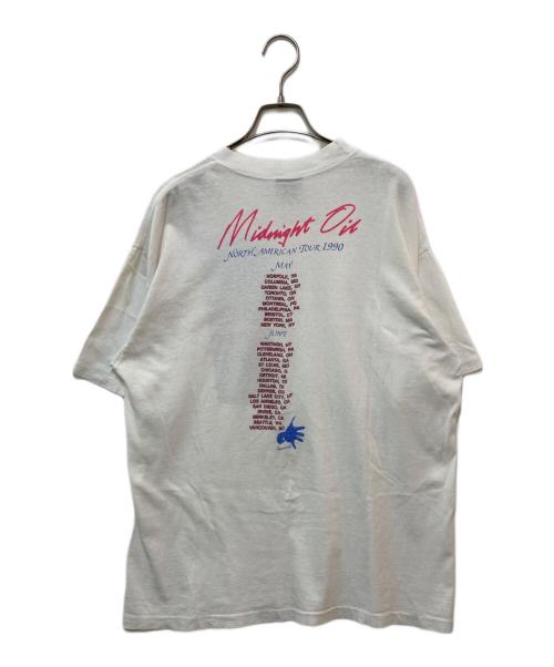 BROCKUM（ブロッカム）BROCKUM (ブロッカム) 90's Midnight Oil NORTH AMERICA TOUR 1990[ ホワイト サイズ:XLの古着・服飾アイテム