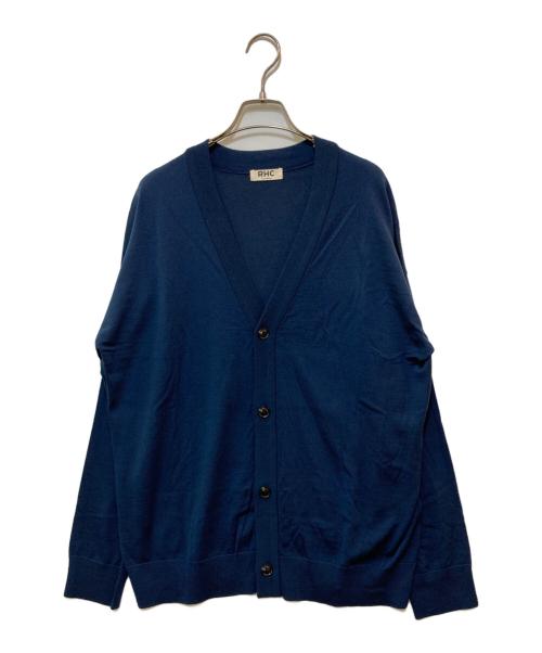 RHC Ron Herman（アールエイチシー ロンハーマン）RHC Ron Herman (アールエイチシー ロンハーマン) ウールニットカーディガン ネイビー サイズ:Ｌの古着・服飾アイテム