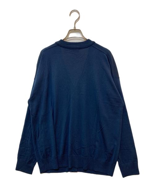 RHC Ron Herman（アールエイチシー ロンハーマン）RHC Ron Herman (アールエイチシー ロンハーマン) ウールニットカーディガン ネイビー サイズ:Ｌの古着・服飾アイテム