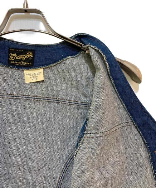 Wrangler（ラングラー）Wrangler (ラングラー) 70's デニムベスト インディゴ サイズ:Mの古着・服飾アイテム