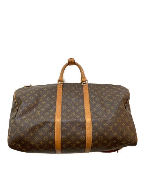 LOUIS VUITTON（ルイ ヴィトン）LOUIS VUITTON (ルイ ヴィトン) キーポル・バンドリエール55　M41414 ブラウンの古着・服飾アイテム
