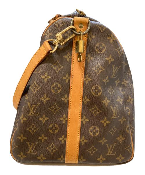 LOUIS VUITTON（ルイ ヴィトン）LOUIS VUITTON (ルイ ヴィトン) キーポル・バンドリエール55　M41414 ブラウンの古着・服飾アイテム