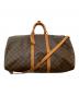 LOUIS VUITTON（ルイ ヴィトン）の古着「キーポル・バンドリエール55　M41414」｜ブラウン
