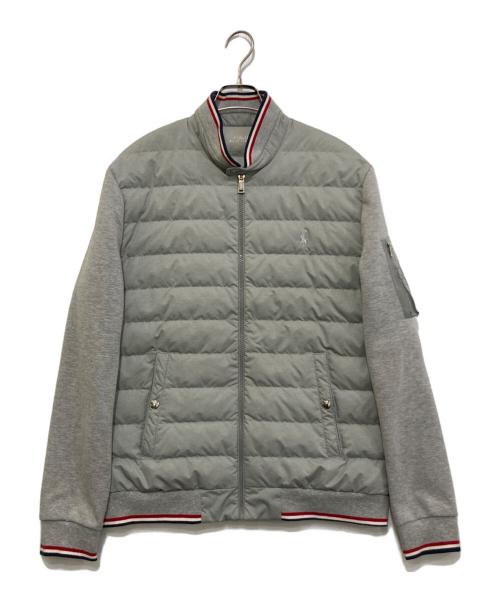 POLO RALPH LAUREN（ポロ・ラルフローレン）POLO RALPH LAUREN (ポロ・ラルフローレン) 切替ダウンジャケット グレー サイズ:Mの古着・服飾アイテム