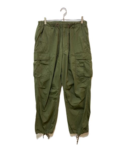 FATIGUE SLACKS（ファティーグスラックス）FATIGUE SLACKS (ファティーグスラックス) カーゴロングパンツ カーキ サイズ:Lの古着・服飾アイテム