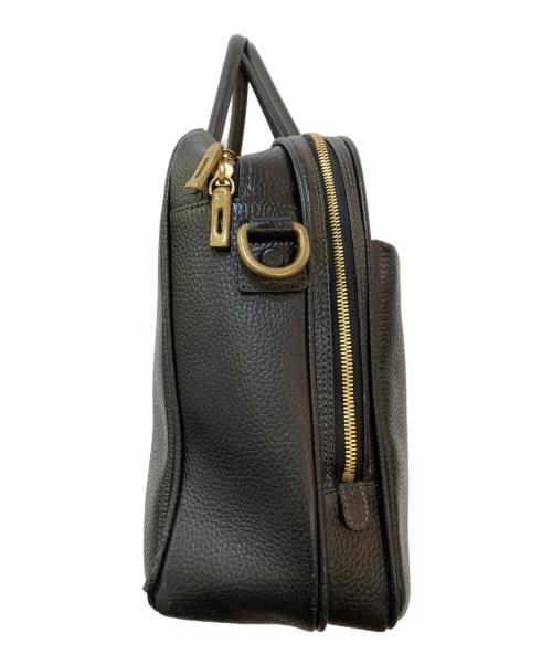 TOFF&LOADSTONE（トフアンドロードストーン）TOFF&LOADSTONE (トフアンドロードストーン) レザーブリーフケース ブラックの古着・服飾アイテム