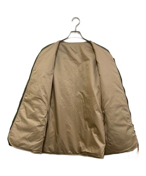 THE NORTHFACE PURPLELABEL（ザ・ノースフェイス パープルレーベル）THE NORTHFACE PURPLELABEL (ザ・ノースフェイス パープルレーベル) Field Reversible Down Cardigan　N24FA086 カーキ サイズ:M 未使用品の古着・服飾アイテム