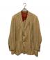 Brilla per il gusto（ブリッラ ペル イルグースト）の古着「リネンストライプジャケット」｜ベージュ