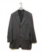 GIANNI VERSACEジャンニ・ヴェルサーチ）の古着「ウールシルクジャケット」｜ネイビー