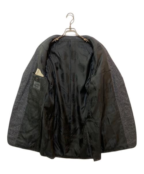 GIANNI VERSACE（ジャンニ・ヴェルサーチ）GIANNI VERSACE (ジャンニ・ヴェルサーチ) ウールシルクジャケット ネイビー サイズ:サイズ表記なしの古着・服飾アイテム