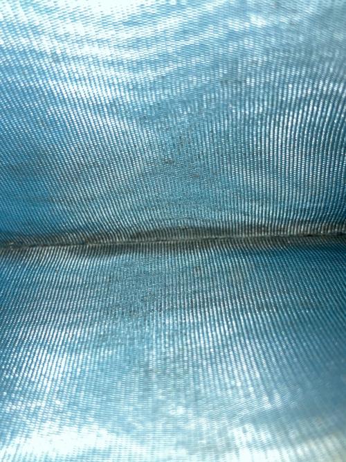 PRADA（プラダ）PRADA (プラダ) サフィアーノ メタルロゴ ラウンドジッフウォレット ネイビーの古着・服飾アイテム