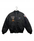 AVIREX×TOM CATアヴィレックス）の古着「MA-1ジャケット　783-3952033」｜ブラック