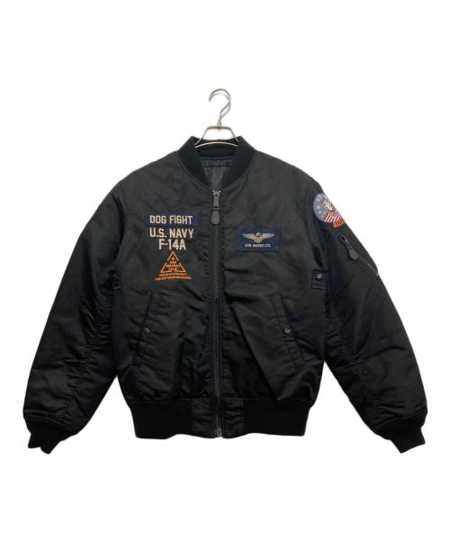 AVIREX（アヴィレックス）AVIREX (アヴィレックス) TOM CAT MA-1ジャケット　783-3952033 ブラック サイズ:XLの古着・服飾アイテム