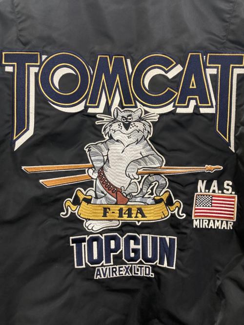 AVIREX（アヴィレックス）AVIREX (アヴィレックス) TOM CAT MA-1ジャケット　783-3952033 ブラック サイズ:XLの古着・服飾アイテム