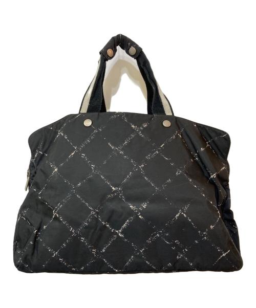 CHANEL（シャネル）CHANEL (シャネル) 旧トラベルライン ボストンバッグ ブラックの古着・服飾アイテム
