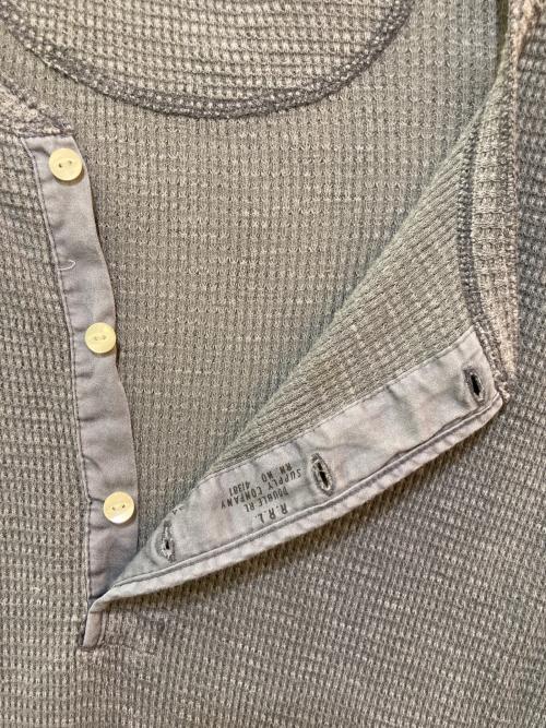 RRL（ダブルアールエル）RRL (ダブルアールエル) サーマルカットソー　782504859012 グレー サイズ:Mの古着・服飾アイテム