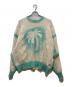 Palm Angels（パーム エンジェルス）の古着「Round Neck Sweater」｜ホワイト×ブルー