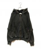 ANDER HUNKアンダーハンク）の古着「ジップパーカー」｜グレー