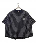 SEESEEシーシー）の古着「SUPER BIG BORDER TEE」｜ブラック