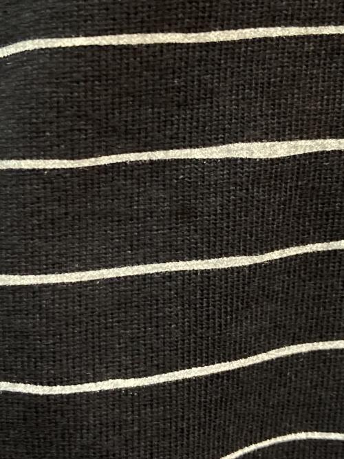 SEESEE（シーシー）SEESEE (シーシー) SUPER BIG BORDER TEE ブラック サイズ:XLの古着・服飾アイテム