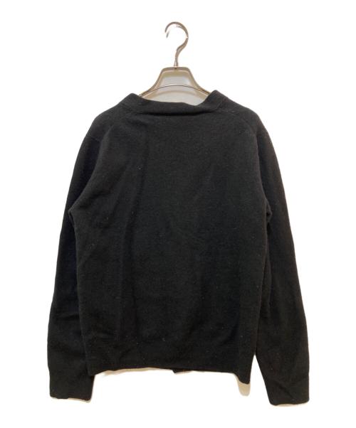 PLAY COMME des GARCONS（プレイコムデギャルソン）PLAY COMME des GARCONS (プレイコムデギャルソン) WOOL CARDIGAN　AZ-N008 ブラック サイズ:XLの古着・服飾アイテム