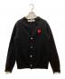 PLAY COMME des GARCONS（プレイコムデギャルソン）の古着「WOOL CARDIGAN　AZ-N008」｜ブラック