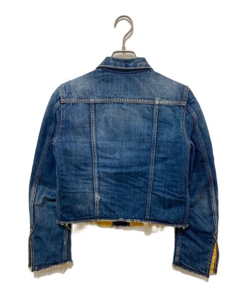 DSQUARED2（ディースクエアード）DSQUARED2 (ディースクエアード) キルト中綿デニムジャケット インディゴ サイズ:38の古着・服飾アイテム