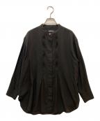 kurashi&trips publishingクラシアンドトリップス パブリッシング）の古着「とろみ素材のピンタックブラウス　903-70903818-X」｜ブラック