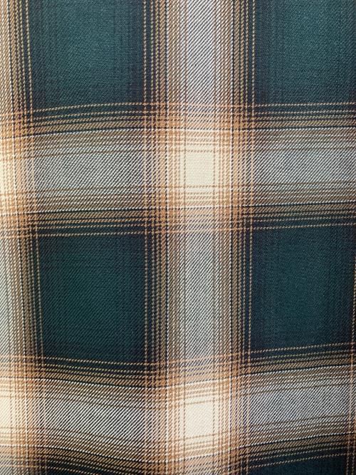 Spick and Span（スピック＆スパン）Spick and Span (スピック＆スパン) TRツイルチェックシャツ ブラウン サイズ:不明(実寸をご参考下さい)の古着・服飾アイテム
