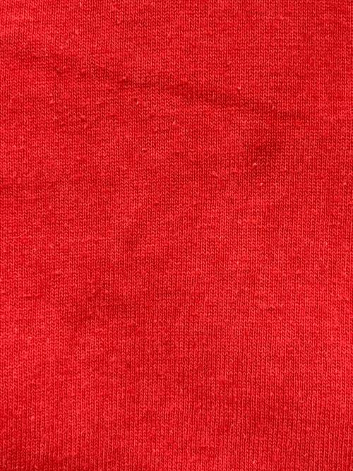 Champion（チャンピオン）Champion (チャンピオン) 80's フットボールTシャツ レッド サイズ:LARGEの古着・服飾アイテム