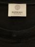 中古・古着 BURBERRY LONDON (バーバリーロンドン) ロゴ刺繍Tシャツ ブラック サイズ:不明(実寸をご参照下さい)：12000円