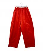 KAGUREカグレ）の古着「イージーテーパードパンツ　GAA4-24S005」｜レッド