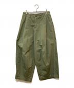nest Robeネストローブ）の古着「製品染めバルーンパンツ」｜オリーブ