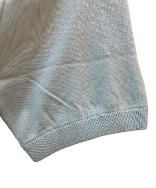 mauro ottaviani（マウロ オッタヴィアーニ）MAURO OTTAVIANI (マウロ オッタヴィアーニ) コットンS/Sニット ブルー サイズ:48の古着・服飾アイテム