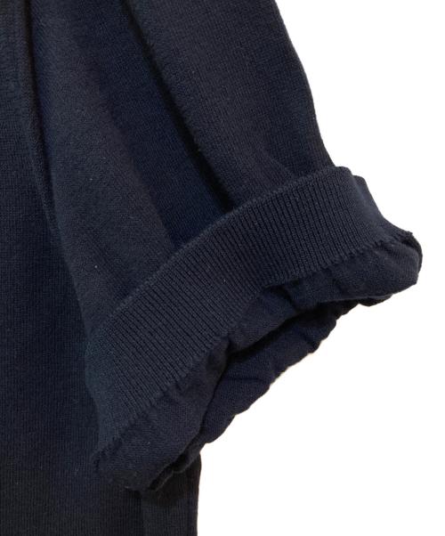 mauro ottaviani（マウロ オッタヴィアーニ）mauro ottaviani (マウロ オッタヴィアーニ) コットンS/Sニット ネイビー サイズ:48の古着・服飾アイテム