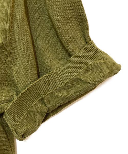 STRASBURGO（ストラスブルゴ）STRASBURGO (ストラスブルゴ) コットンS/Sニット　928053 オリーブ サイズ:Lの古着・服飾アイテム