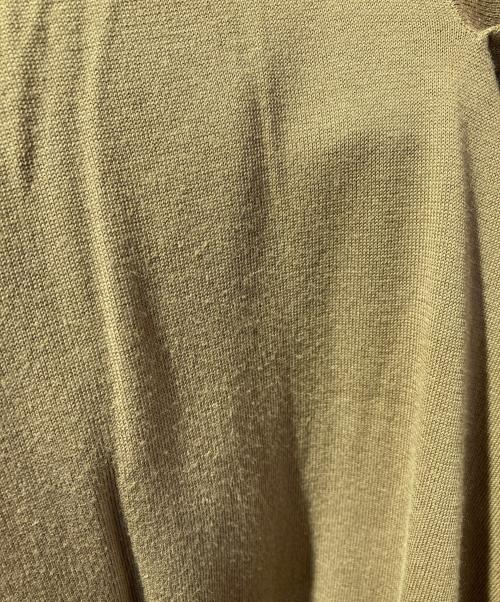 mauro ottaviani（マウロ オッタヴィアーニ）mauro ottaviani (マウロ オッタヴィアーニ) コットンスキッパーニットポロシャツ ブラウン サイズ:48の古着・服飾アイテム